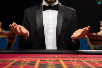 A cheerful woman in traditional clothing using her smartphone during a festive moment, showing how easily the CHAMBAWINPH app fits into everyday life.