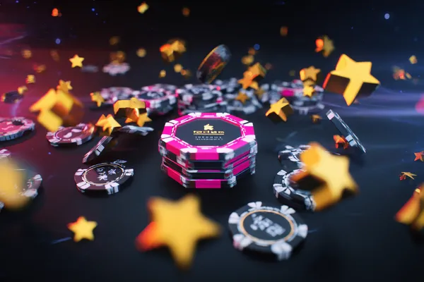 A glowing roulette wheel with cascading chips, symbolizing the engaging live and instant-win games available on CHAMBAWINPH.